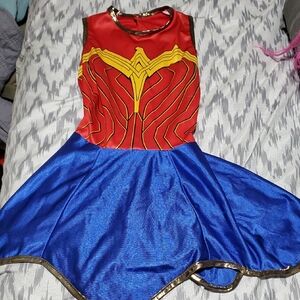 DC Red and Blue Superhero Costume for Kids